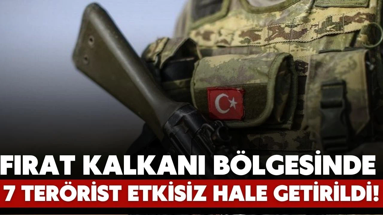 MSB açıkladı 7 PKK/YPG'li terörist etkisiz hale getirildi!