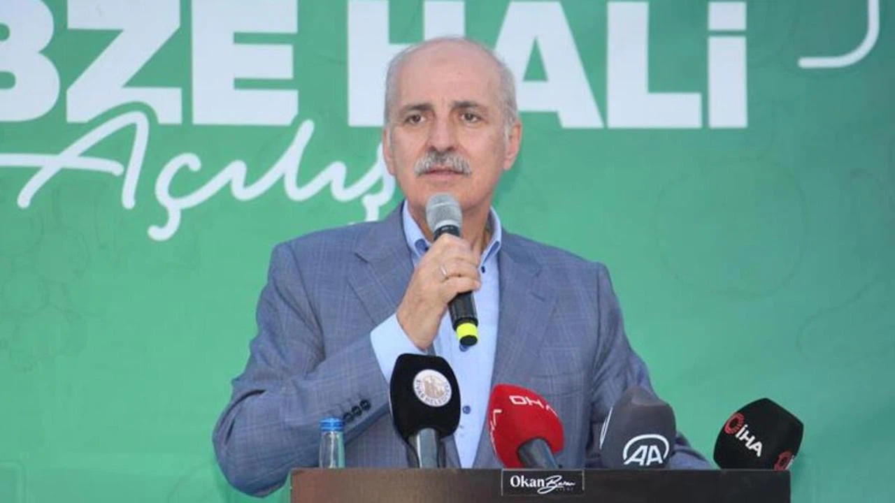 AK Parti'li Kurtulmuş, Sivas'ta perakende sebze halinin açılışında konuştu