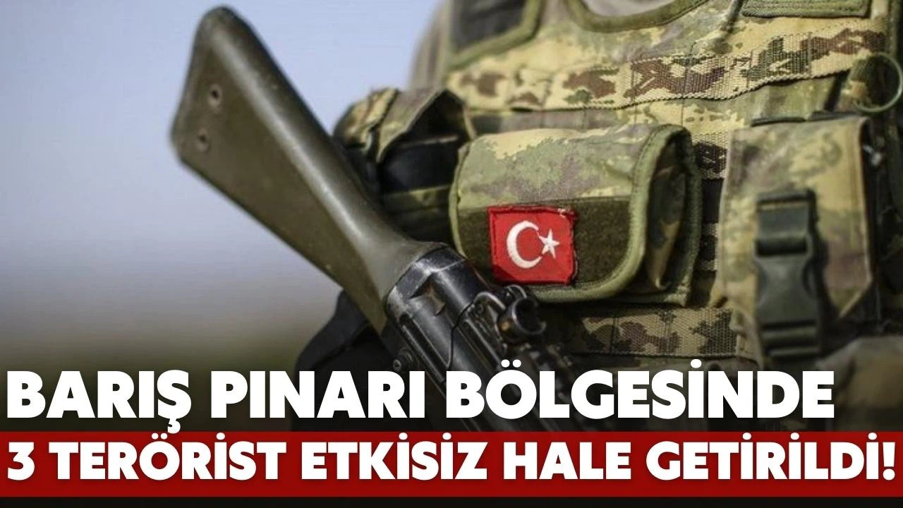 3 PKK/YPG'li terörist etkisiz hale getirildi!