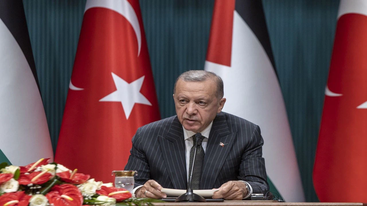 Cumhurbaşkanı Erdoğan, Filistin Devlet Başkanı Abbas ile ortak basın toplantısında konuştu