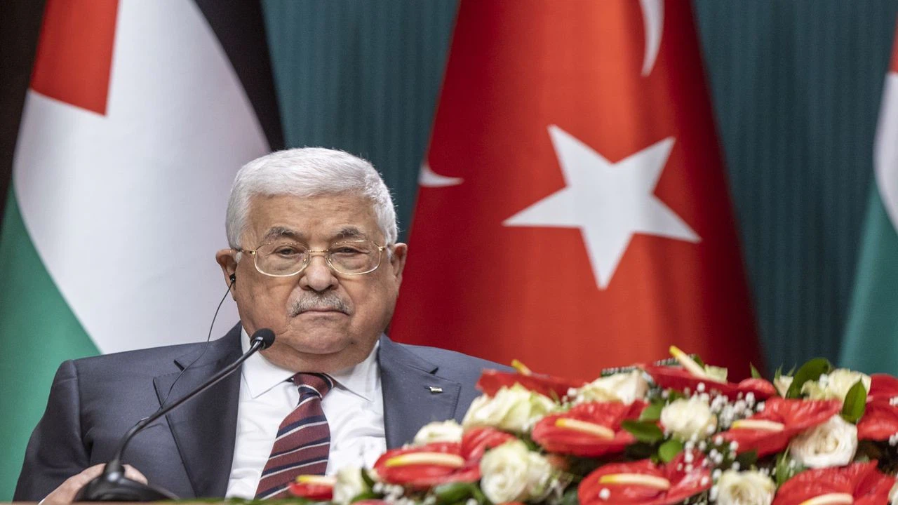 Filistin Devlet Başkanı Abbas, Cumhurbaşkanı Erdoğan'la ortak basın toplantısında konuştu