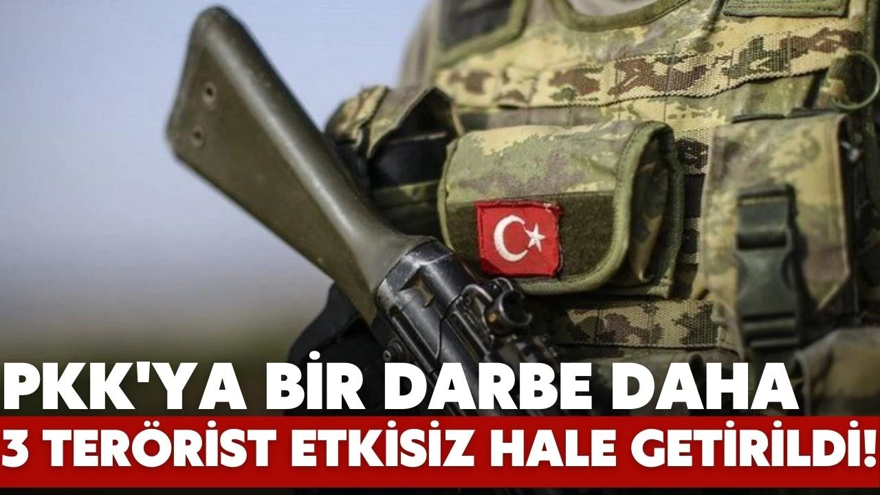 3 PKK/YPG'li terörist etkisiz hale getirildi