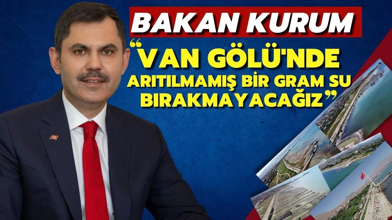 Van Gölü'nde dip çamuru temizleme çalışması devam ediyor!