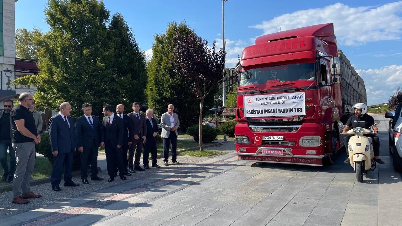 Yalova'dan Pakistan'daki sel bölgesine yardım!