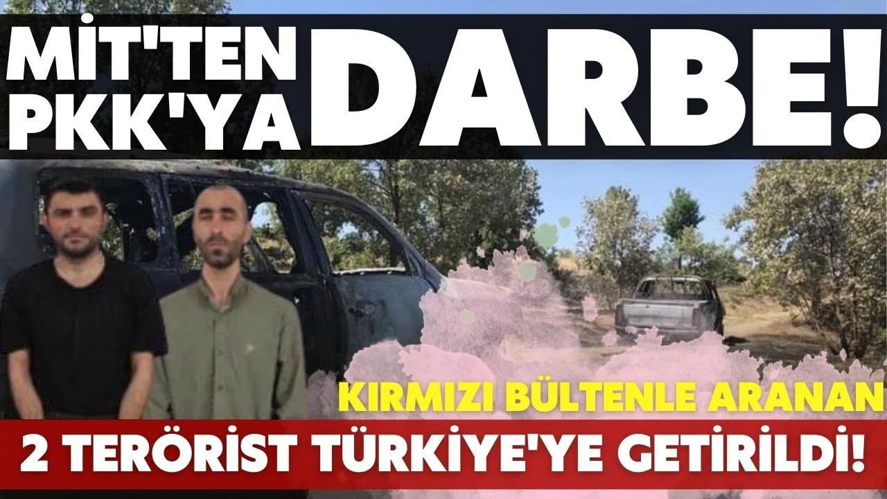 MİT'ten bir nokta operasyon daha! 2 terörist yakalandı!
