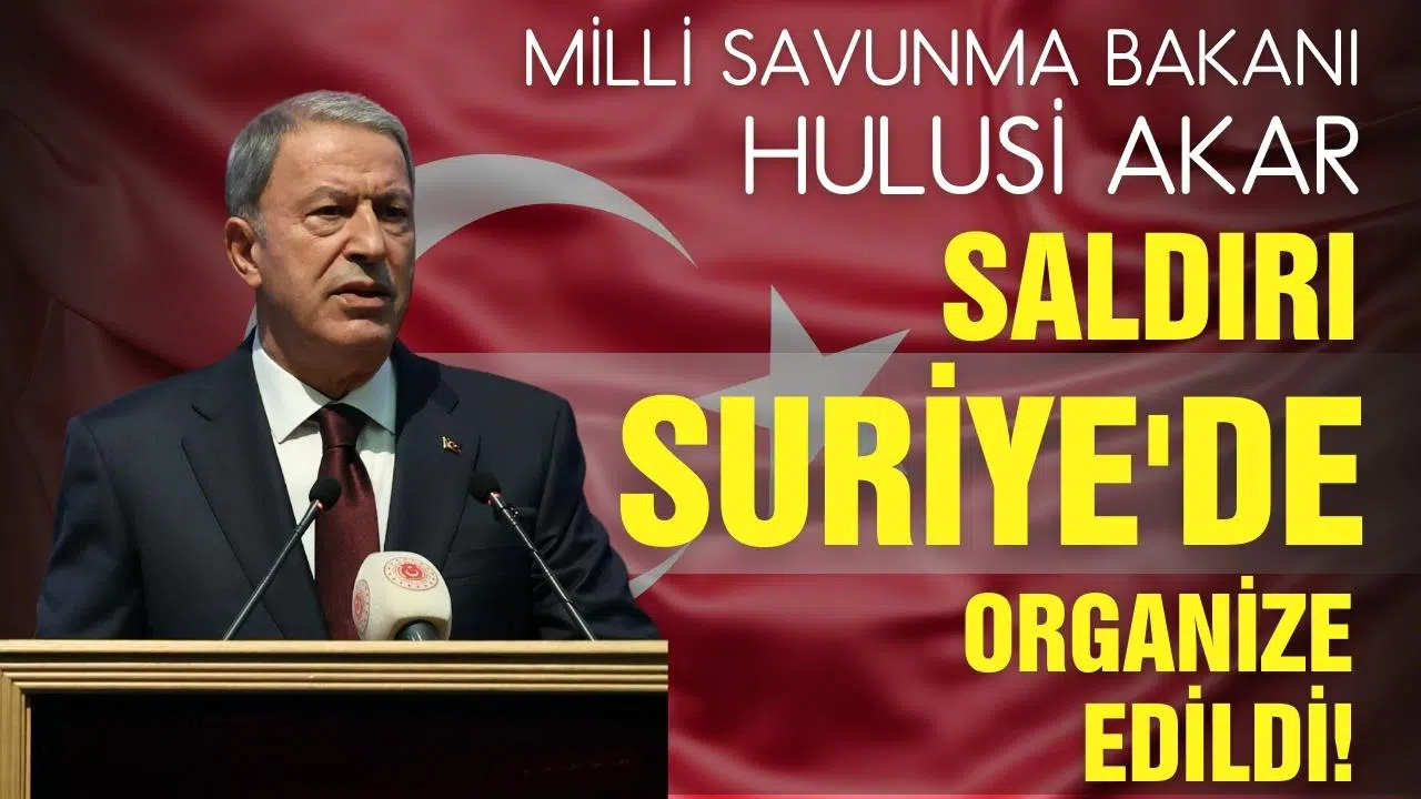 Milli Savunma Bakanı Hulusi Akar Mersin'deki terör saldırısıyla ile ilgili açıklamada bulundu.