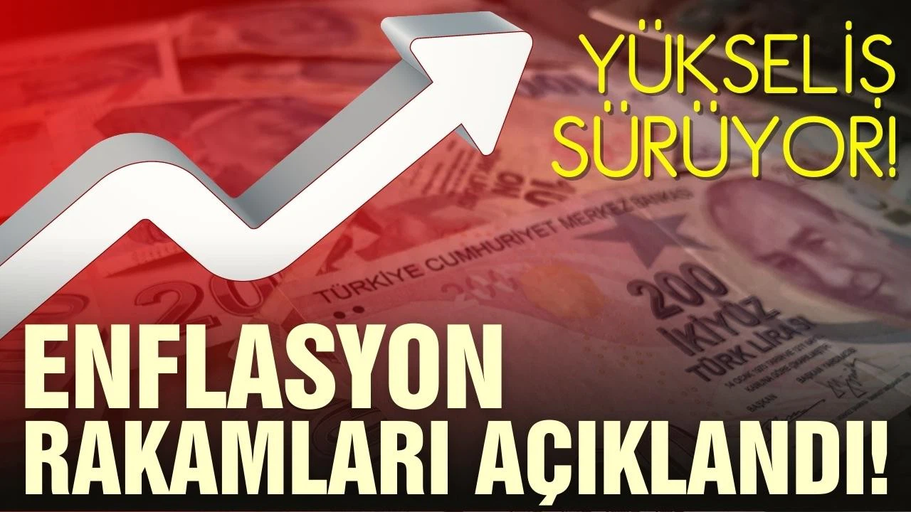 Enflasyon rakamı açıklandı!