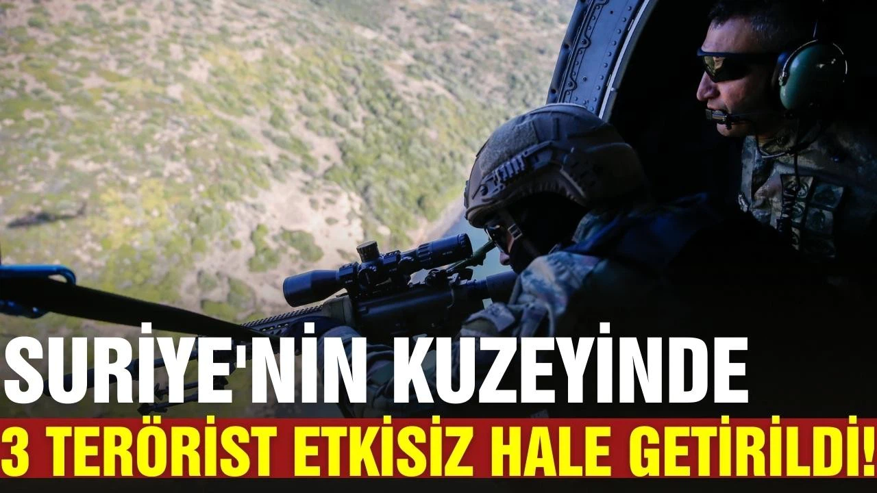 3 PKK/YPG'li terörist etkisiz hale getirildi!