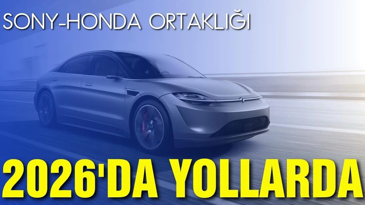 Sony-Honda ortaklığında elektrikli otomobil geliyor!