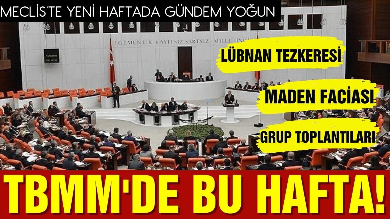 TBMM'de bu hafta