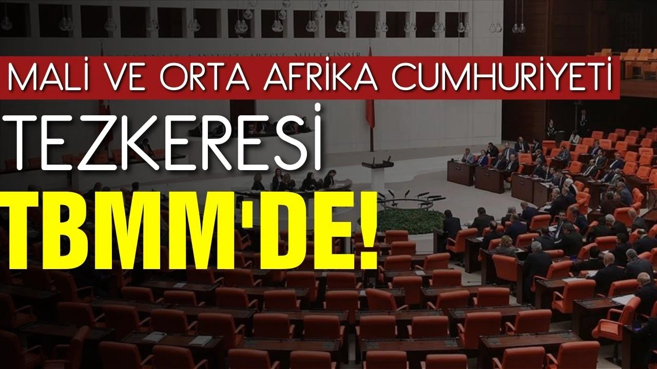 Mali ve Orta Afrika Cumhuriyeti tezkeresi TBMM'de!
