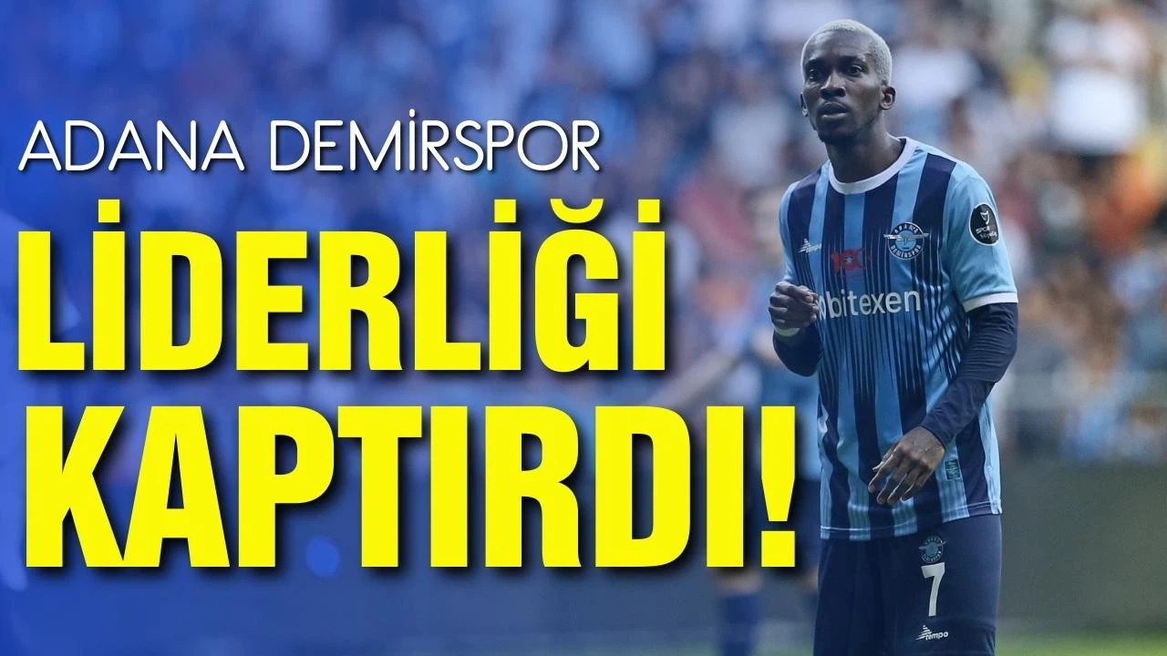 Adana Demirspor liderliği Fenerbahçe'ye kaptırdı