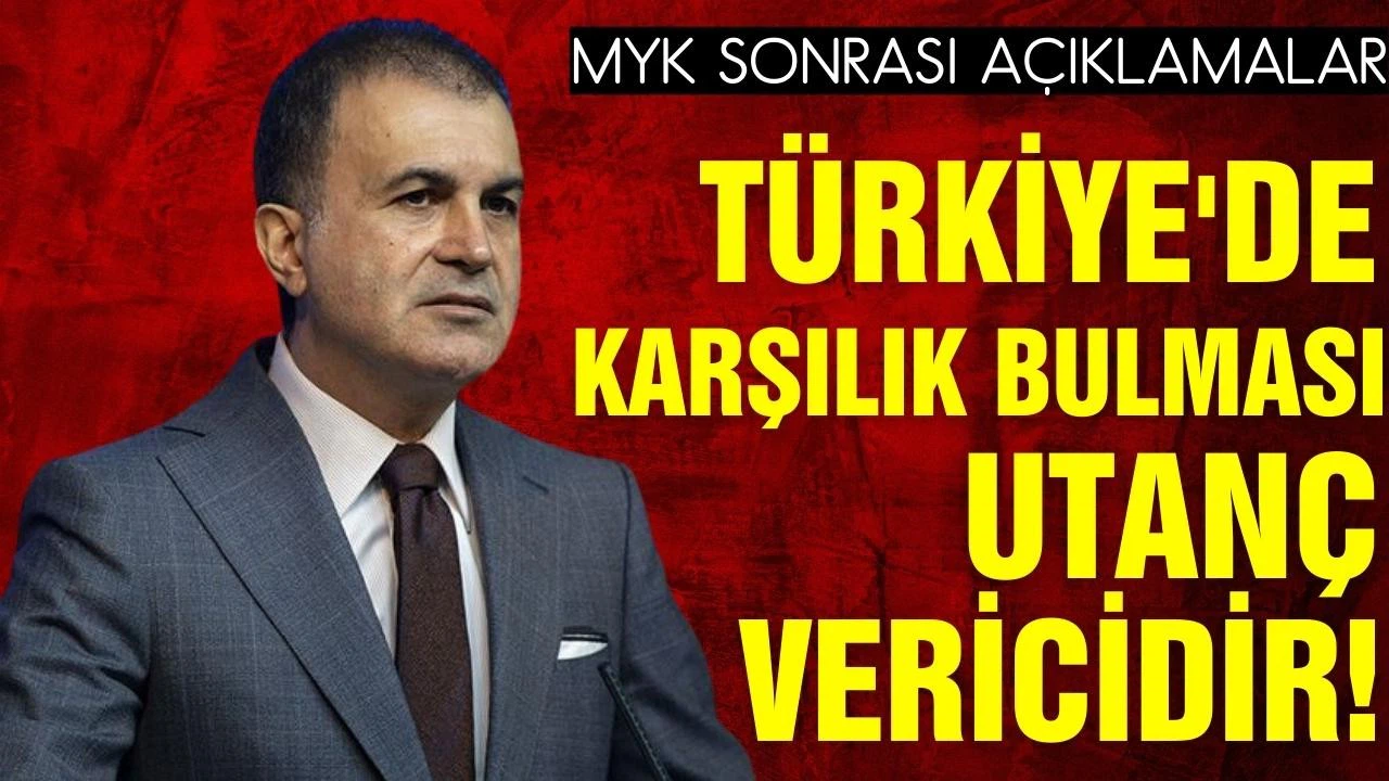 AK Parti MYK toplantısı sonrası Çelik'ten önemli açıklamalar!