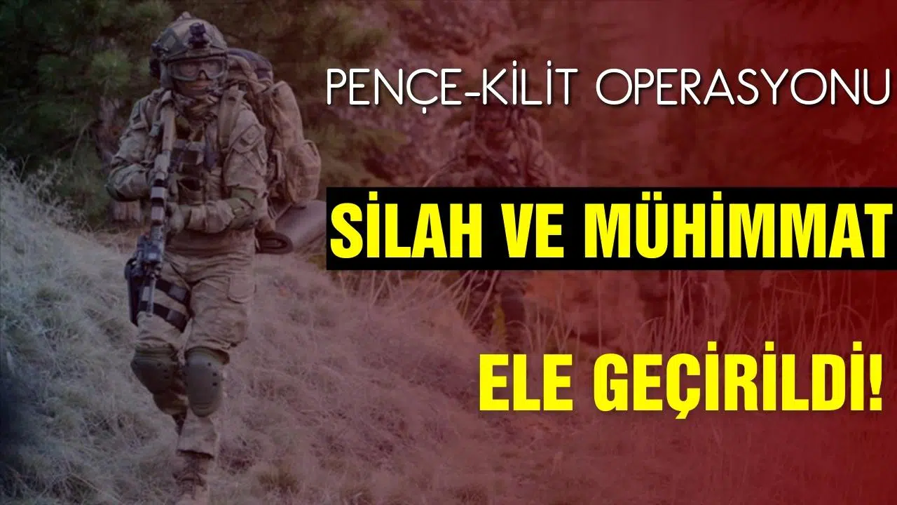 Pençe-Kilit bölgesinde PKK'ya ait mühimmat ele geçirildi!
