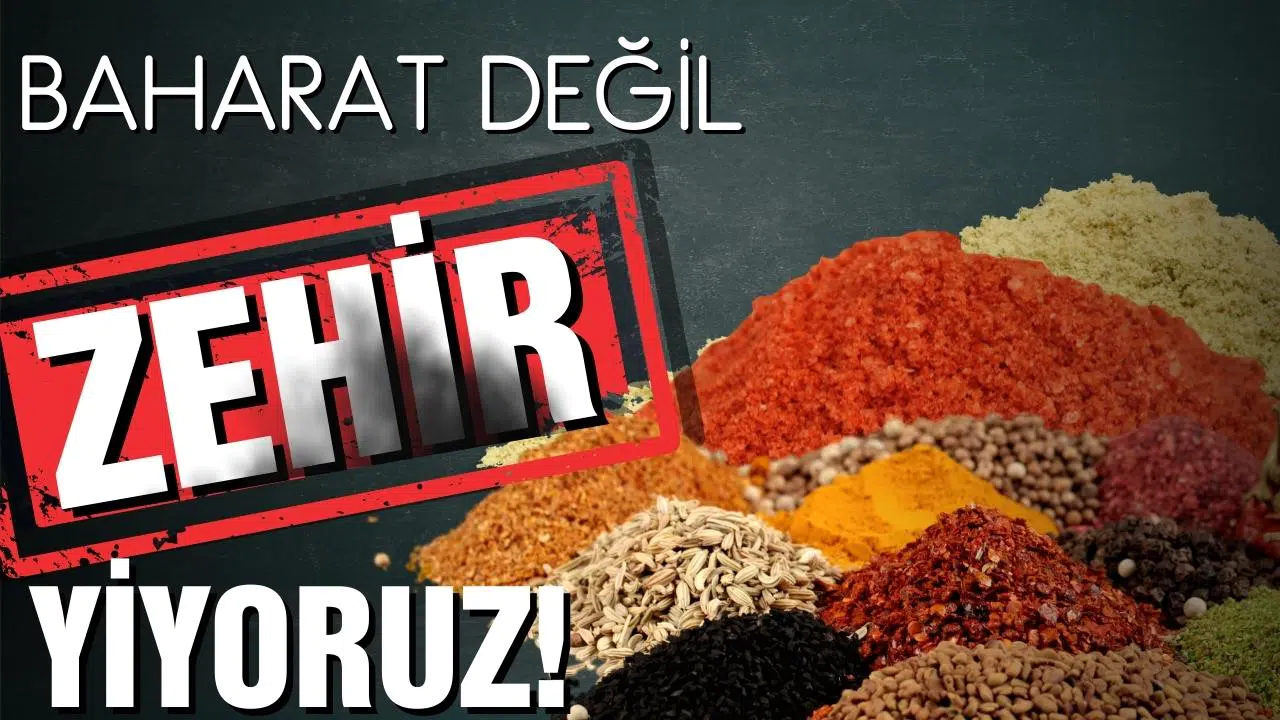 Baharat değil, zehir yiyoruz!