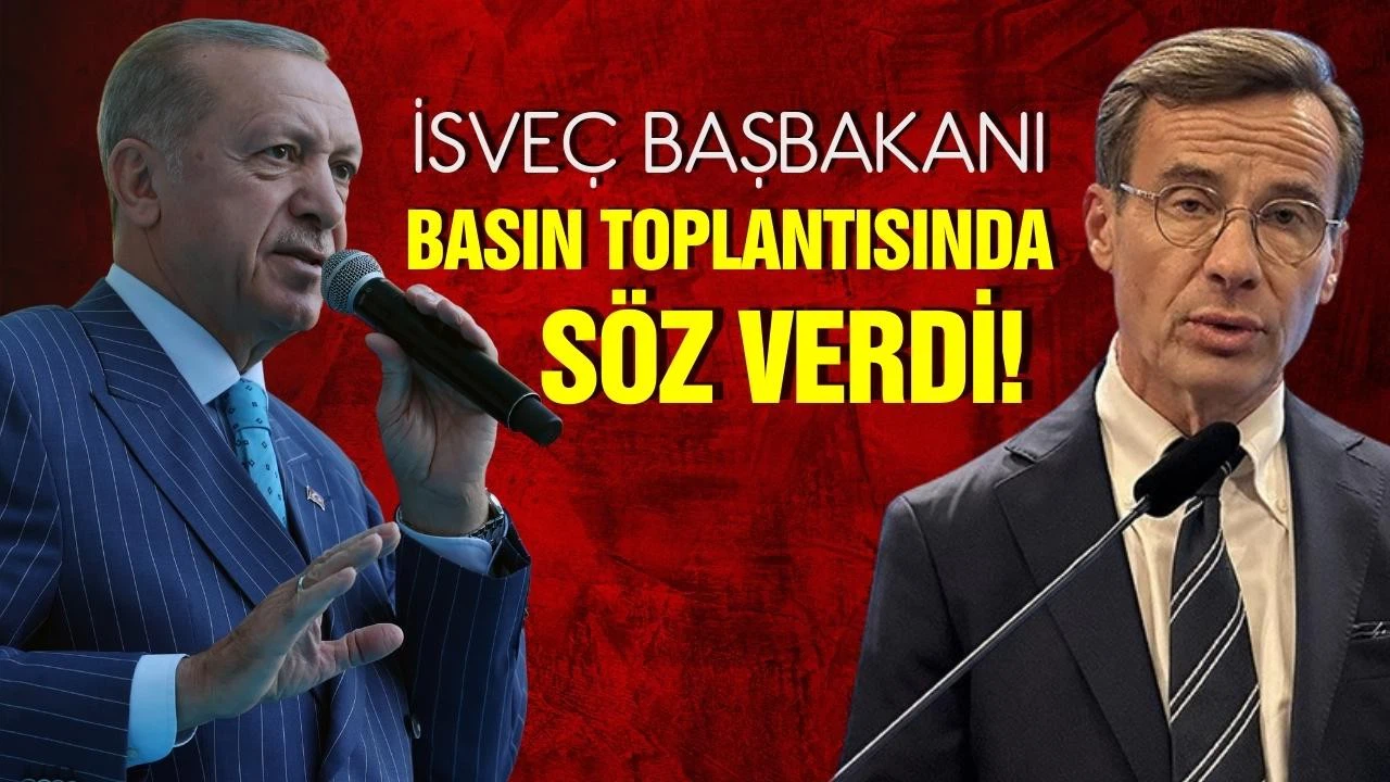 İsveç Başbakanı, toplantıda söz verdi!