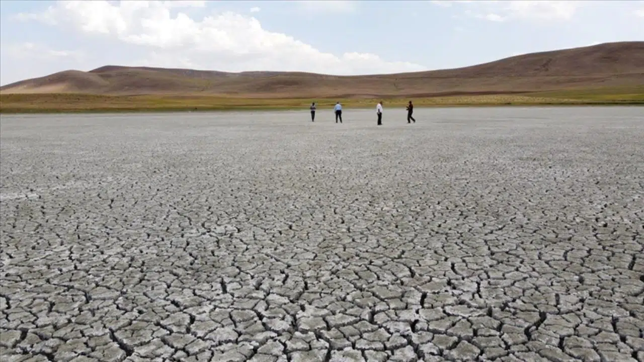 Van'daki Tuz Gölü yeniden kurudu