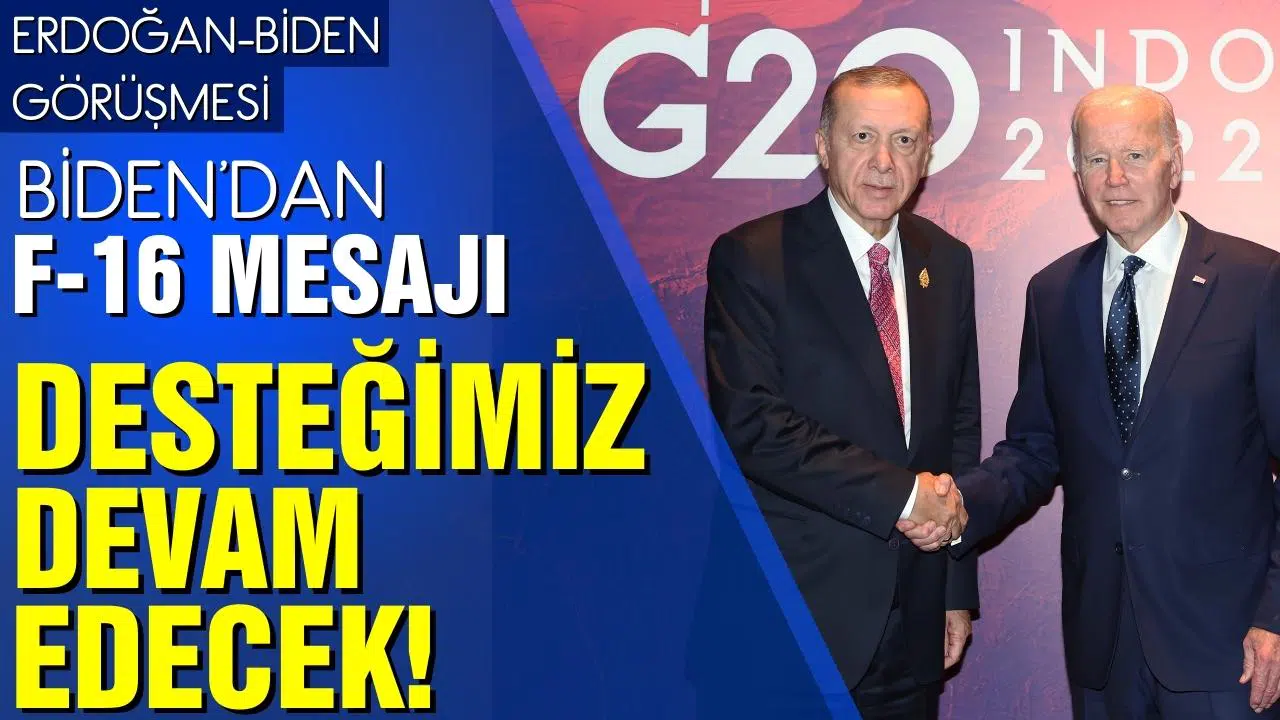 Biden'dan F-16 mesajı: Desteğimiz sürecek