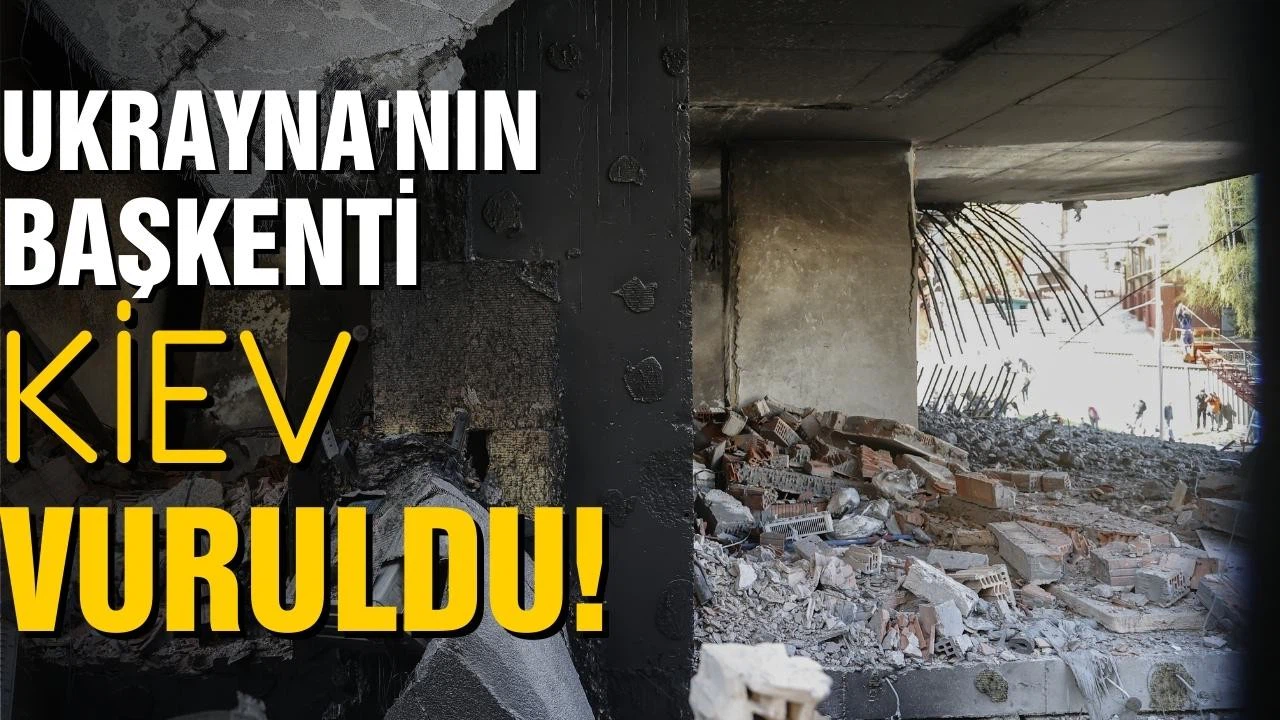 Ukrayna'nın başkenti Kiev füzelerle vuruldu!