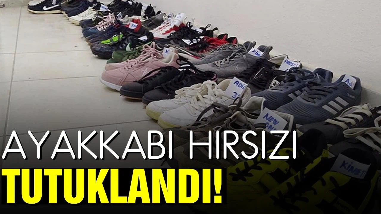 Bursa'da apartmandan ayakkabı çalan zanlı tutuklandı!