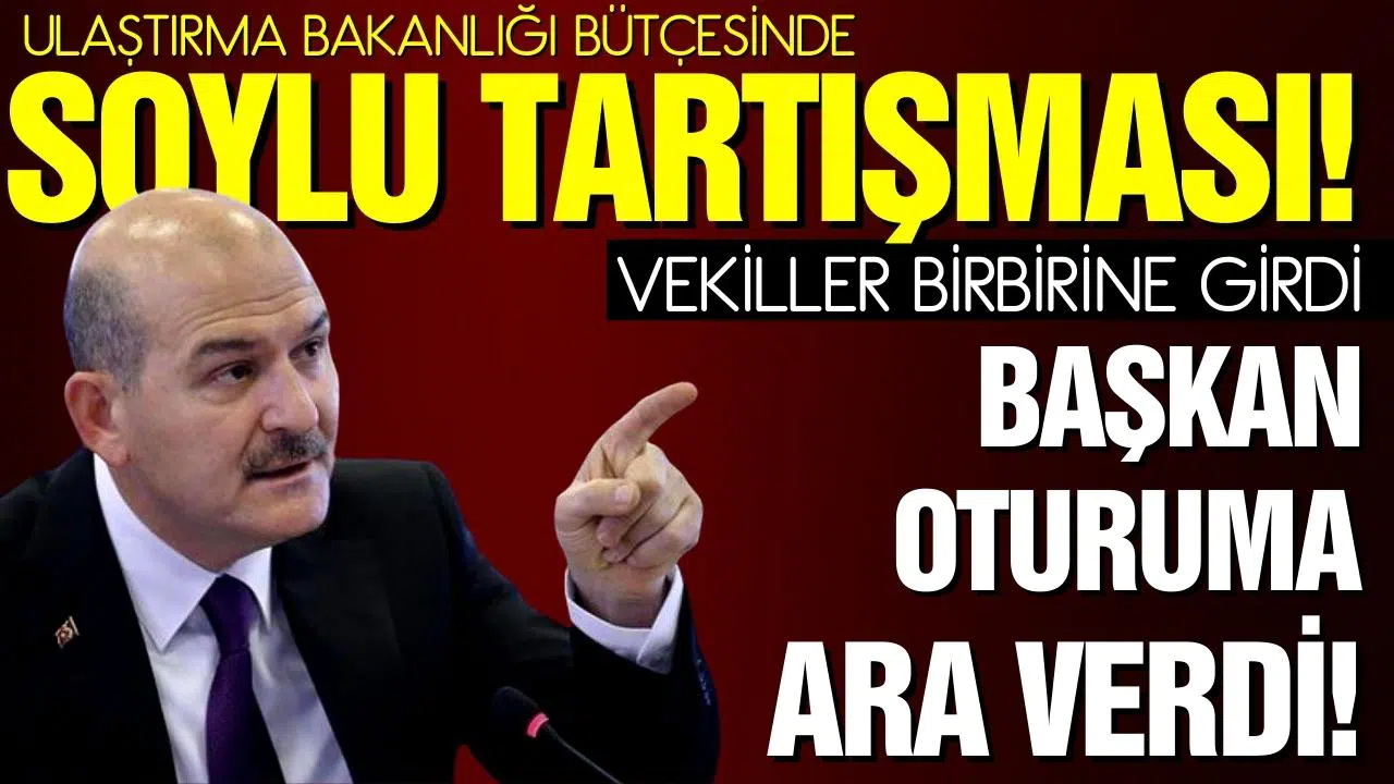 Bütçe’de Soylu tartışması! “Terbiyesizlik etme, kimsiniz siz?”