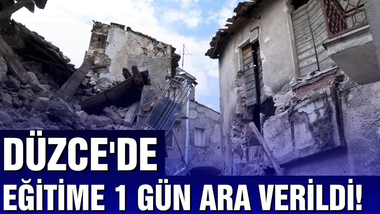 Düzce'de eğitime 1 gün ara verildi