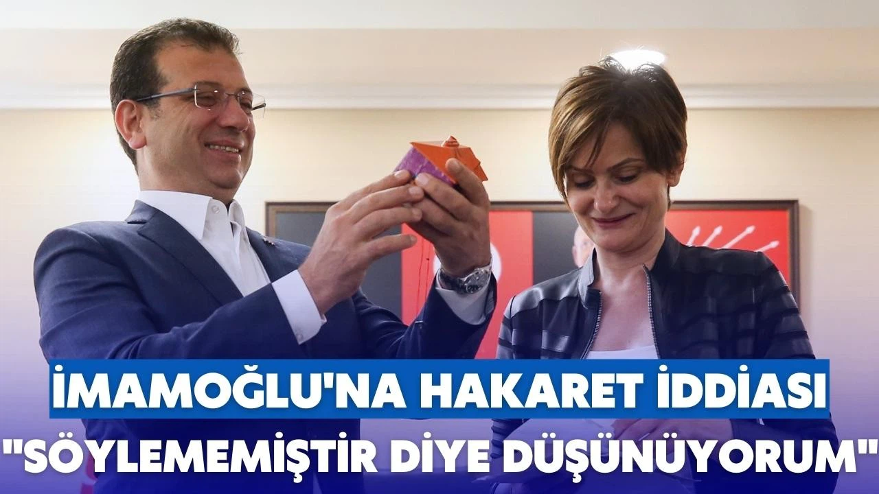 İmamoğlu'ndan Kaftancıoğlu açıklaması: Söylememiştir diye düşünüyorum