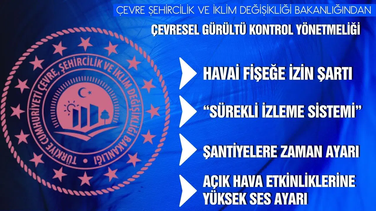 Çevresel Gürültü Kontrol Yönetmeliği yayımlandı!