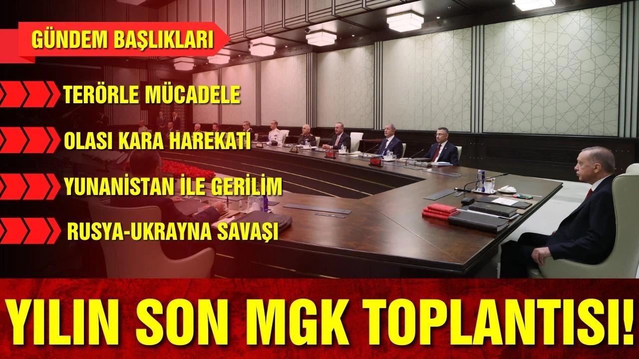 Yılın son MGK toplantısı bugün yapılacak