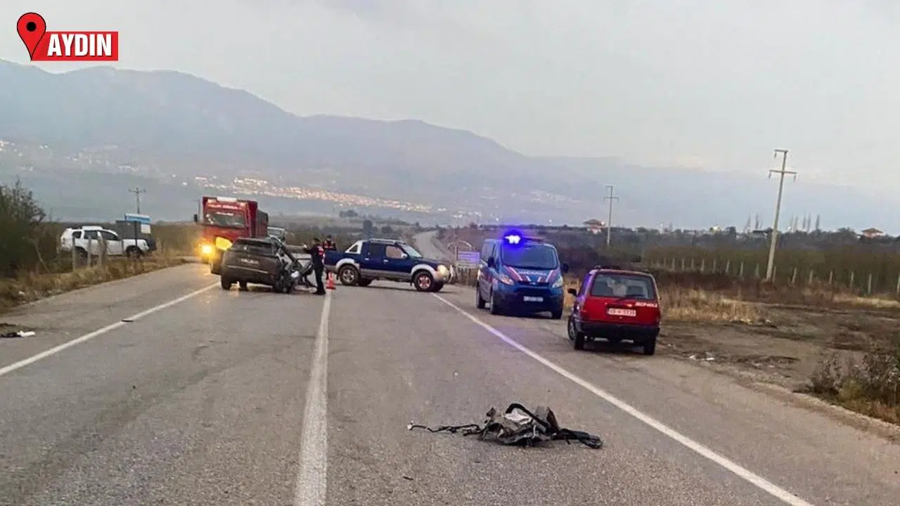 Aydın'da otomobille çarpışan traktörün sürücüsü hayatını kaybetti