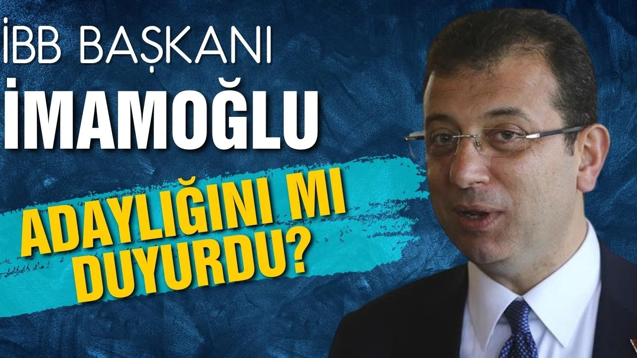 İBB Başkanı Ekrem İmamoğlu adaylığını mı duyurdu? Dikkat çeken paylaşım!