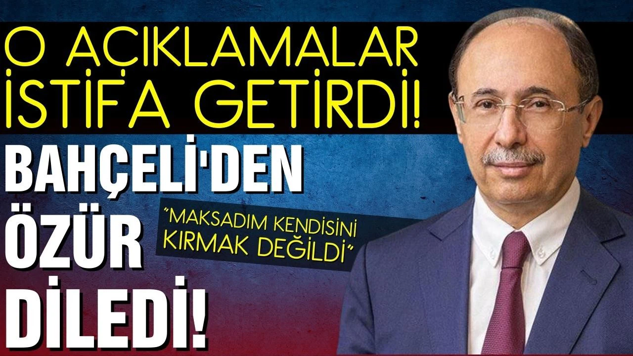 BİM'in skandal açıklamaları istifa getirdi! Bahçeli'den özür diledi!