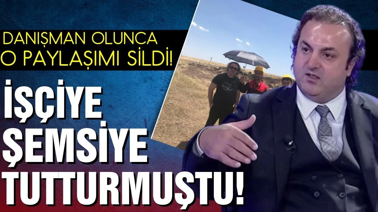 Danışman olunca, o paylaşımı sildi!
