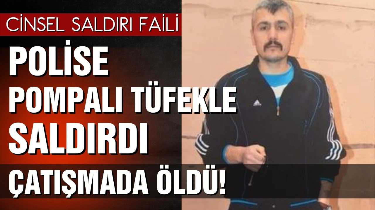 Cinsel saldırı faili polise pompalı tüfekle ateş açtı! Çatışmada öldü!