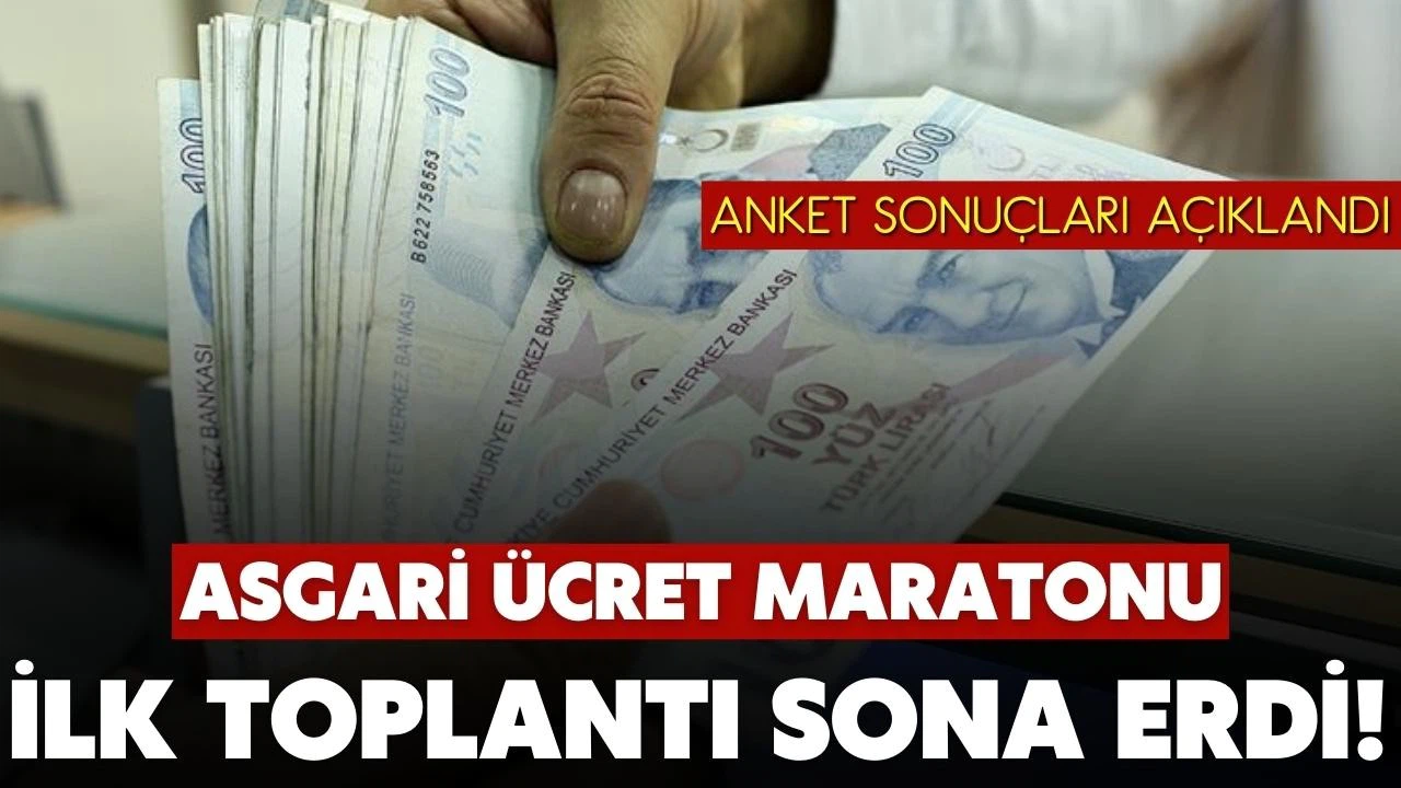 Asgari ücret belli oluyor! İlk toplantı sona erdi!