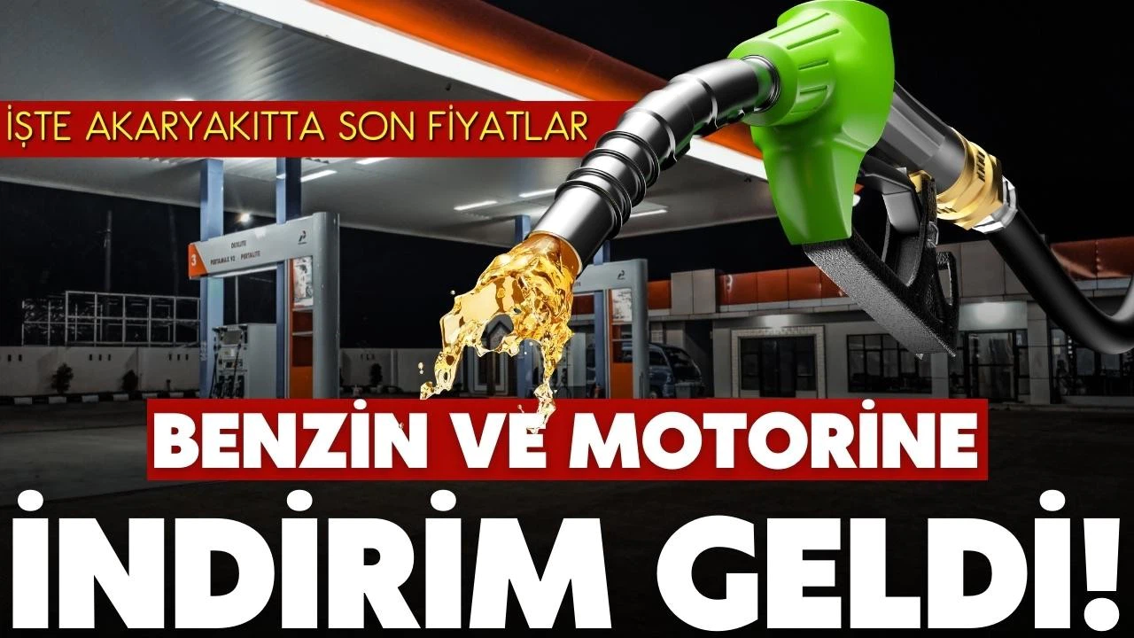 Benzin ve motorine büyük indirim!