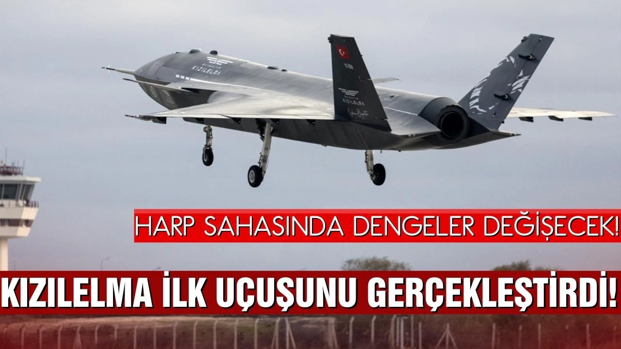 Bayraktar Kızılelma ilk uçuşunu gerçekleştirdi!