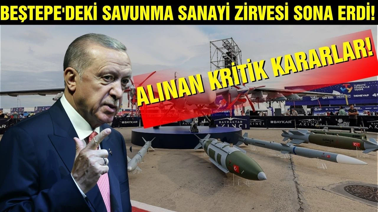 Savunma Sanayii İcra Komitesi Toplantısı sona erdi! Alınan kararlar!