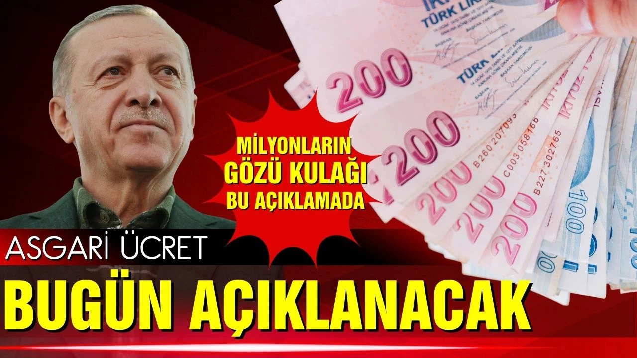 Milyonlarca çalışanın gözü asgari ücret rakamına çevrildi