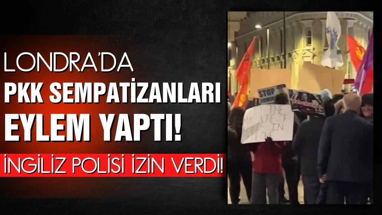 İngiltere polisi PKK eylemine izin verdi!