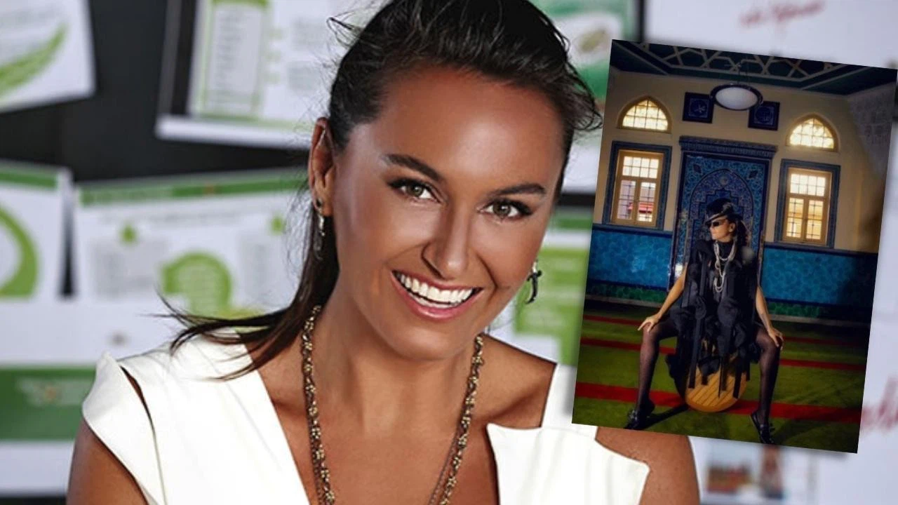 Eda Taşpınar'dan camide skandal paylaşım!