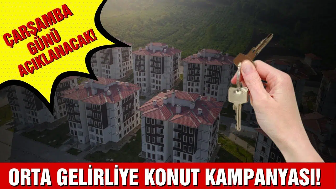 Orta gelirliye konut kampanyası! Detayları Bakan Kurum ve Bakan Nebati açıklayacak!