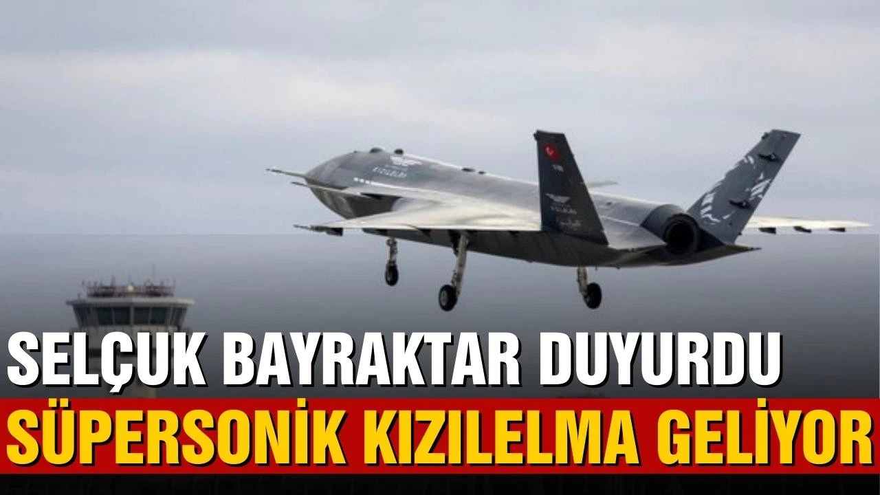 Selçuk Bayraktar duyurdu! Süpersonik Kızılelma geliyor