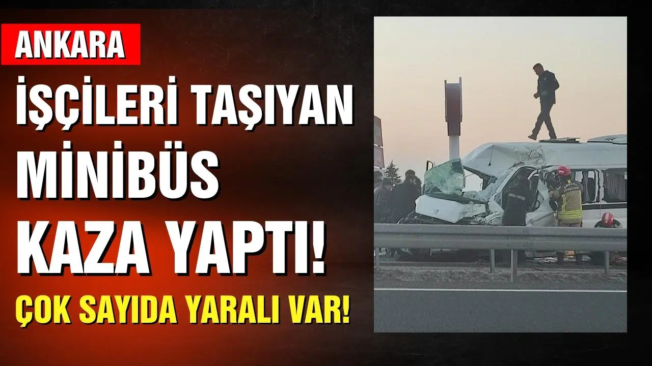 Ankara Eskişehir yolunda kaza! Çok sayıda yaralı var!