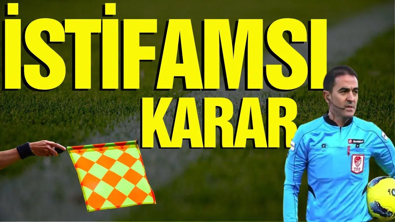 Olay hakemden "istifamsı" karar!