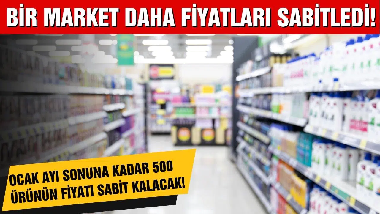 BİM, ocak ayı boyunca 500 ürünün fiyatını sabitledi
