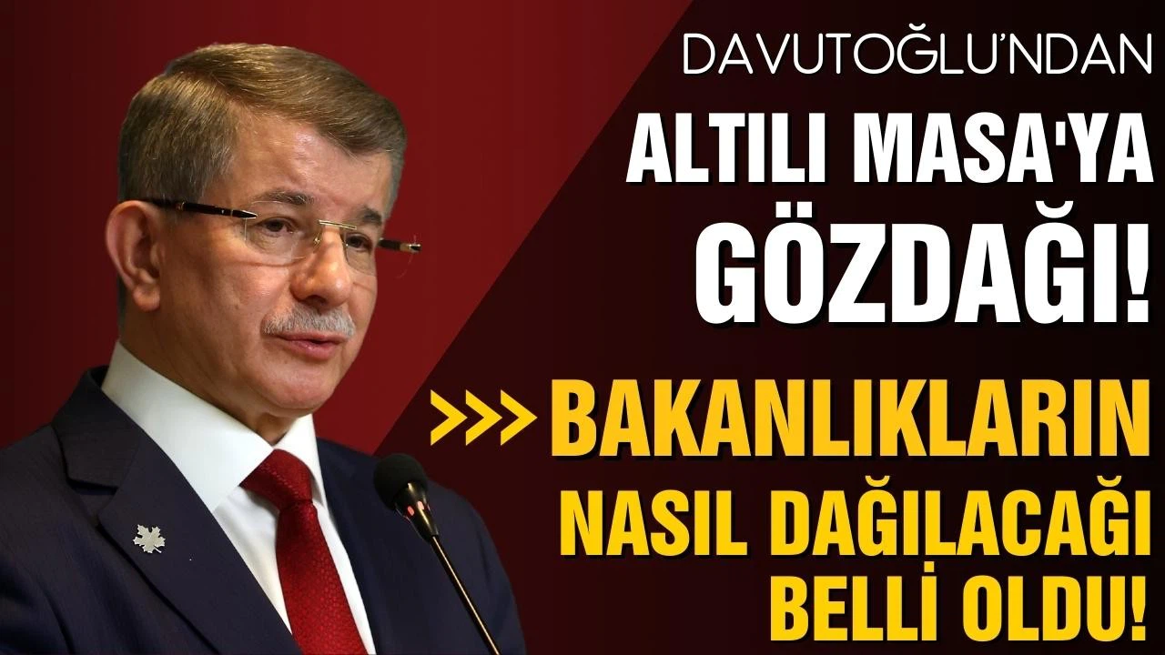 Davutoğlu'ndan masaya gözdağı!