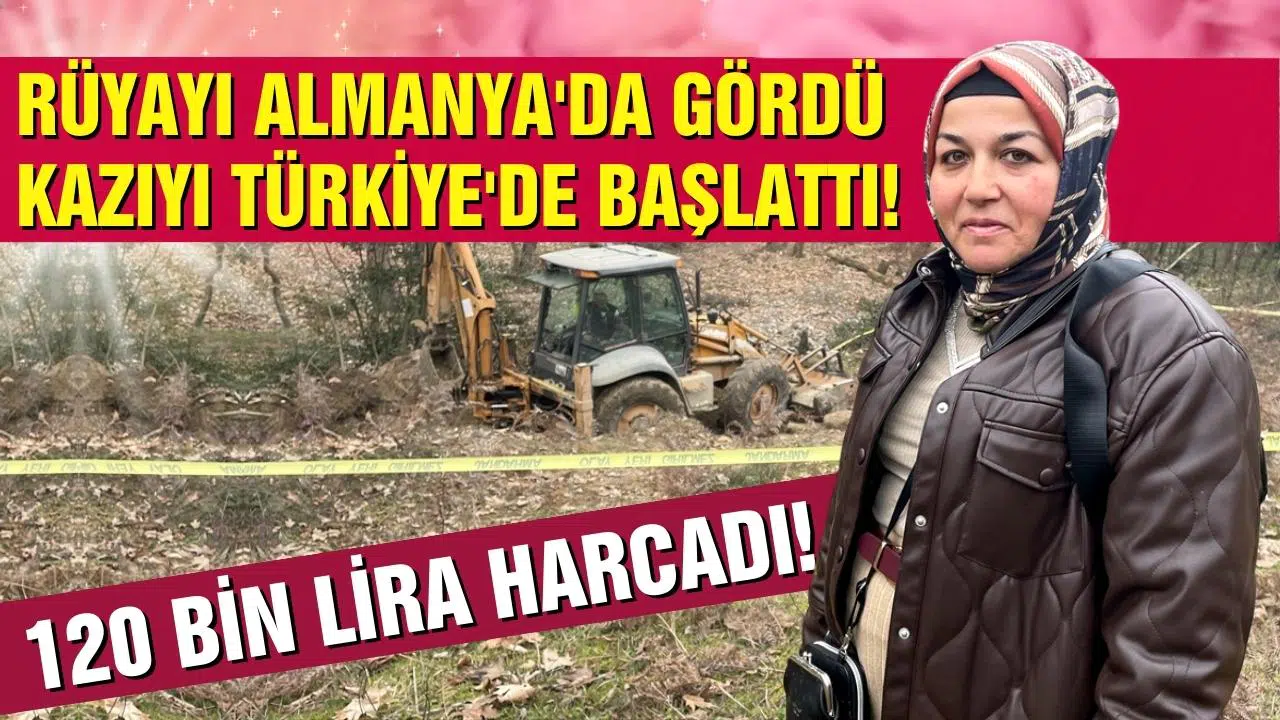 Rüyasında gördüğü lahit için kazı çalışması başlattı!