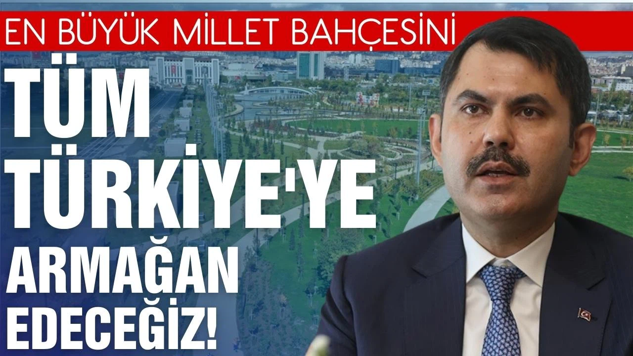Bakan Kurum müjdeledi: Tüm İstanbul'a, tüm Türkiye'ye armağan edeceğiz