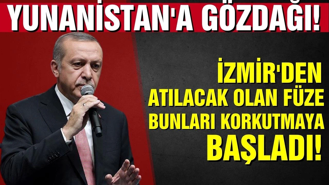 Cumhurbaşkanı Erdoğan'dan Yunanistan'a gözdağı!